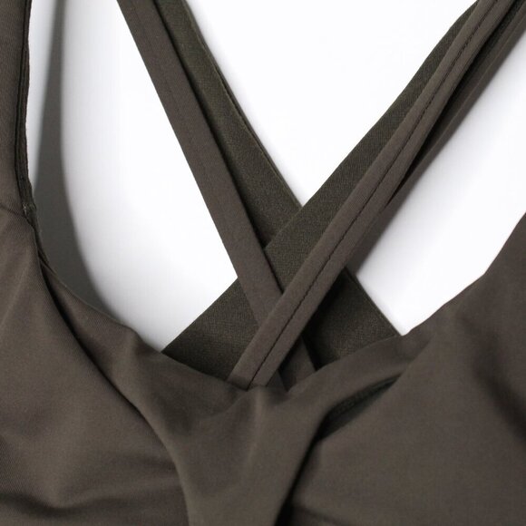 Lululemon Dark Olive Sports Bra - Picture 5 of 9